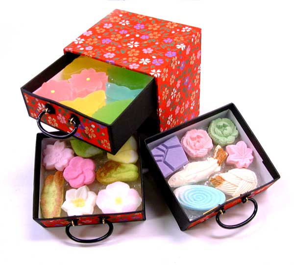 京都の干菓子コレクション「婚礼・和風ウェディングの引き菓子、内祝、ドラジェ、プチギフト」