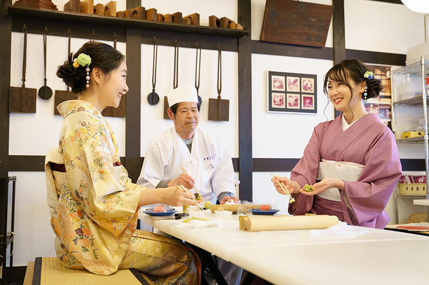 和菓子体験のイメージ画像